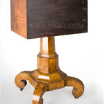 Work-Table-Burl-Maple-Three-Drawer_back_271-34.jpg